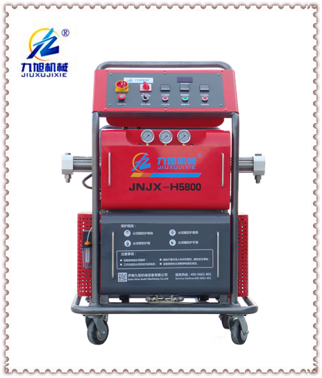 伊春蓄水池聚脲防水施工(圖1) 滄州聚脲噴涂H5800型聚脲防水施工噴涂機(jī)器